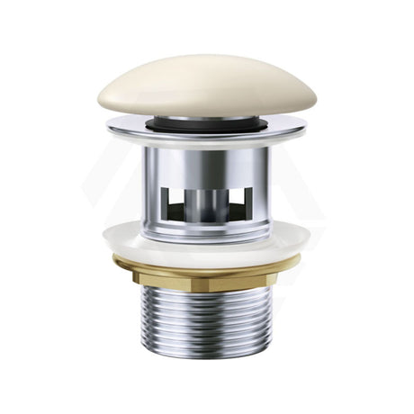 Fienza Ceramic Cap Basin Pop-Up Waste 32mm With Overflow Matt Khaki
