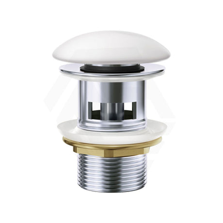 Fienza Ceramic Cap Basin Pop-Up Waste 32mm With Overflow Matt White