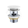 Fienza 32mm Solid Surface Cap Basin Pop-Up Waste with Overflow Variant Colour Available