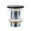 Fienza 32mm Flat Ceramic Cap Basin Pop-Up Waste NO Overflow Matt Black
