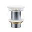 Fienza 32mm Flat Ceramic Cap Basin Pop-Up Waste NO Overflow Matt White