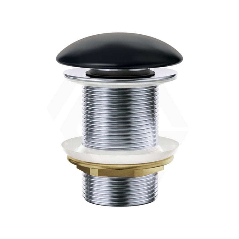 Fienza Ceramic Cap Basin Pop-Up Waste 32mm NO Overflow Matt Black