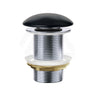 Fienza Ceramic Cap Basin Pop-Up Waste 32mm NO Overflow Matt Black
