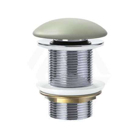 Fienza Ceramic Cap Basin Pop-Up Waste 32mm NO Overflow Matt Olive
