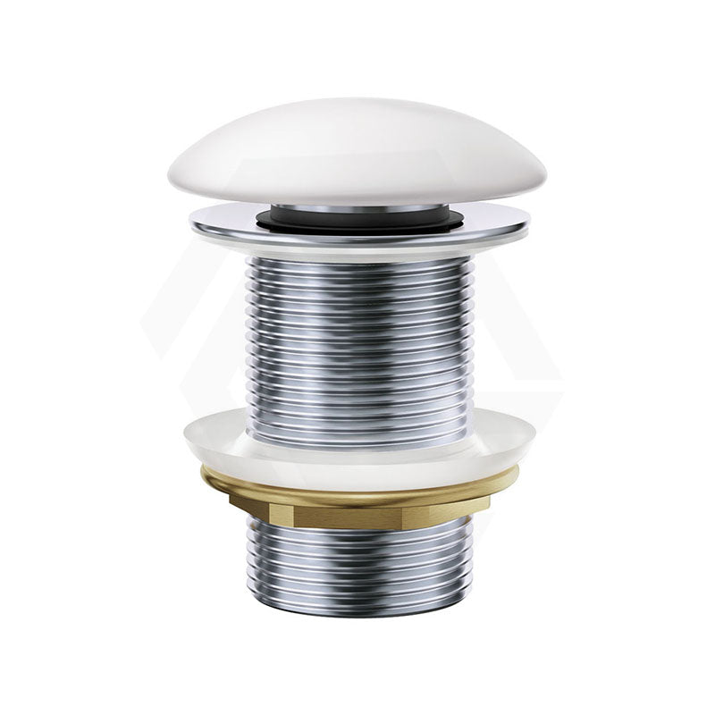 Fienza Ceramic Cap Basin Pop-Up Waste 32mm NO Overflow Matt White
