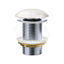 Fienza Ceramic Cap Basin Pop-Up Waste 32mm NO Overflow Gloss White