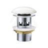 Fienza Ceramic Cap Basin Pop-Up Waste 32mm With Overflow Gloss White