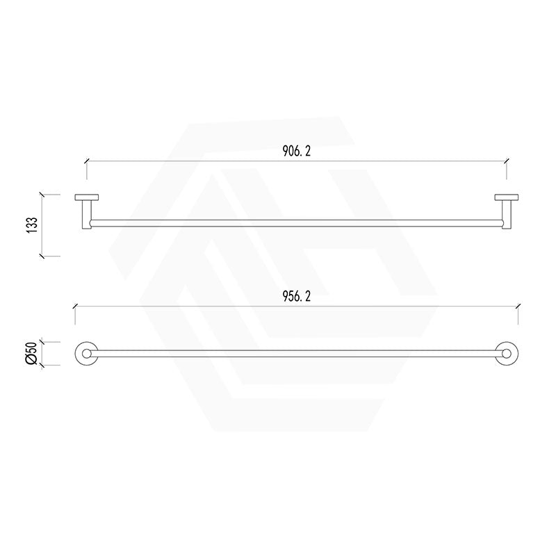 Feron 900mm Cuttable SS304 Single Towel Rail Variant Colour Available