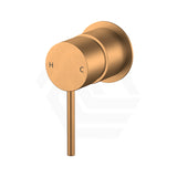 Feron Round Stainless Steel Wall Mixer with 60mm Cover Plate - Various Colors