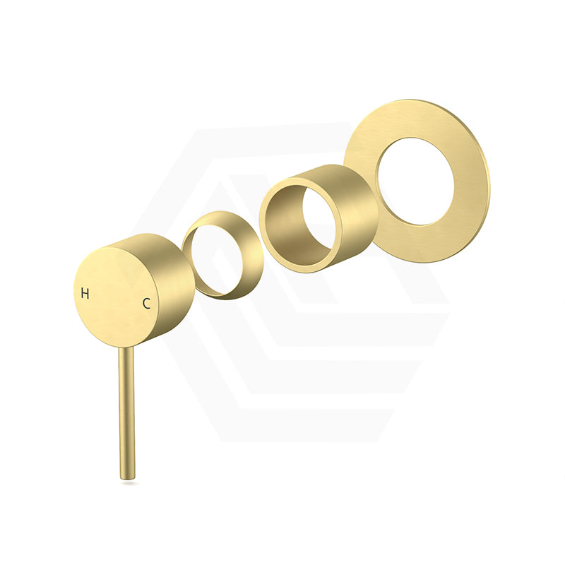 Feron Round Stainless Steel Wall Mixer Available In Various Colors