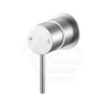 Feron Round Stainless Steel Wall Mixer with 60mm Cover Plate - Various Colors