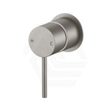 Feron Round Stainless Steel Wall Mixer with 60mm Cover Plate - Various Colors