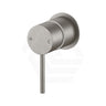 Feron Round Stainless Steel Wall Mixer with 60mm Cover Plate - Various Colors
