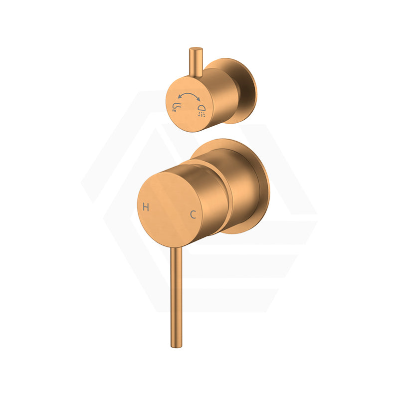 Feron Round Wall Mixer with Diverter 40mm&60mm Cover Plate Variant Colour Available