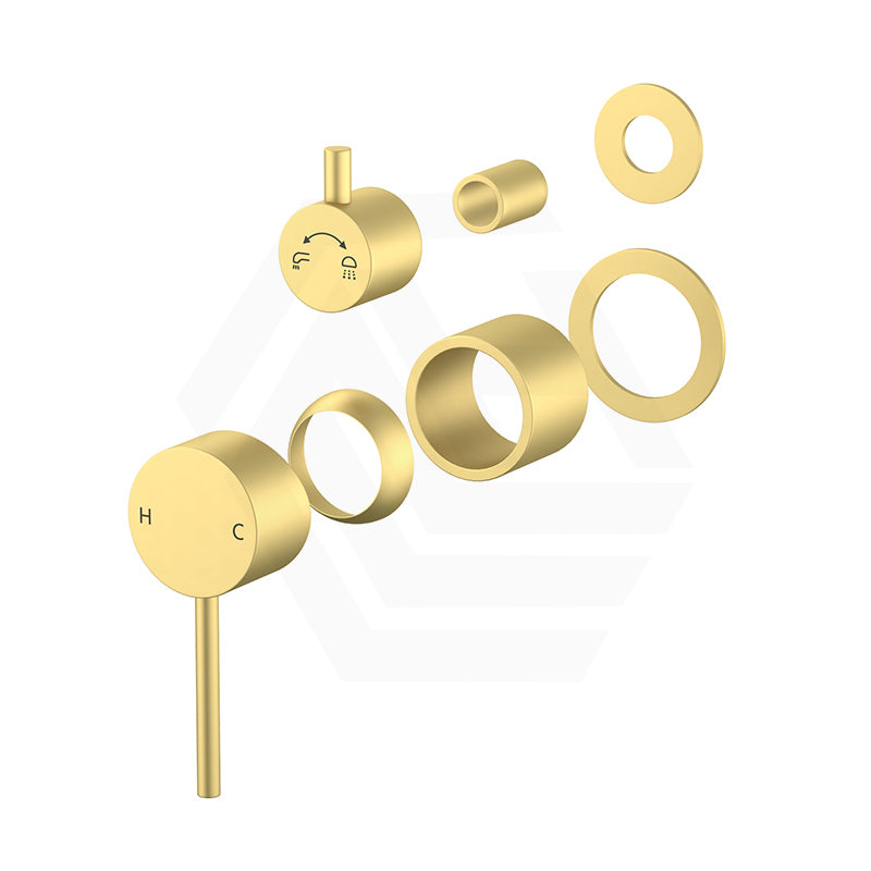 Feron Round Wall Mixer with Diverter 40mm&60mm Cover Plate Variant Colour Available