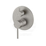 Feron Round Stainless Steel Wall Mixer with Diverter Variant Colour Available
