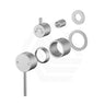 Feron Round Stainless Steel Wall Mixer with Diverter Trim Kit Only - Colour Available
