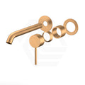 Feron 180/220mm Wall Mixer Spout Set Trim Kit Only with Separate Cover Plates in Multiple Colours - Bath Conversion Available