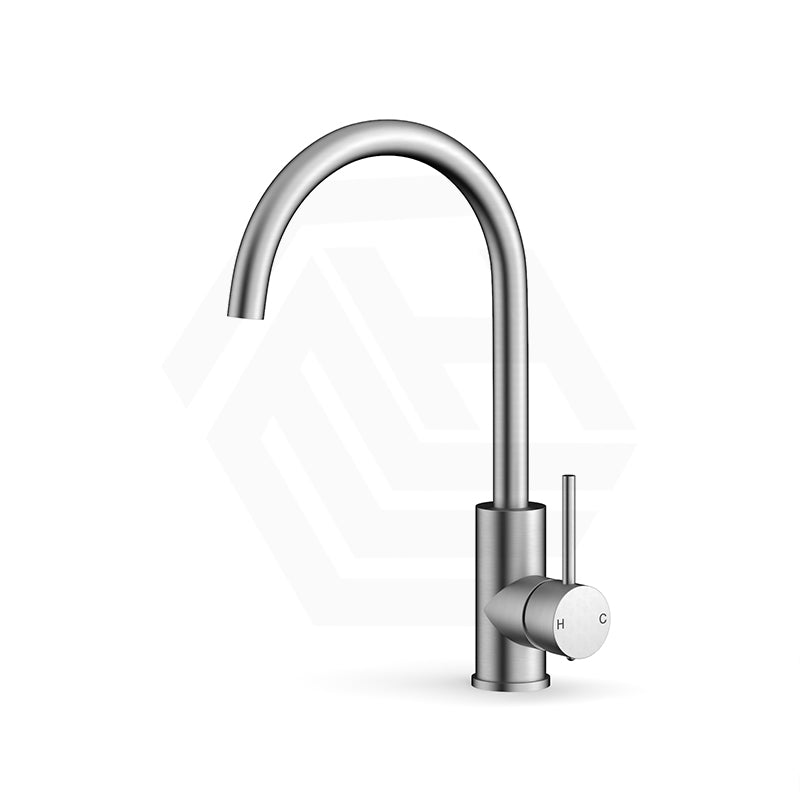 Feron Gooseneck Stainless Steel Sink Mixer Variant Colour Available