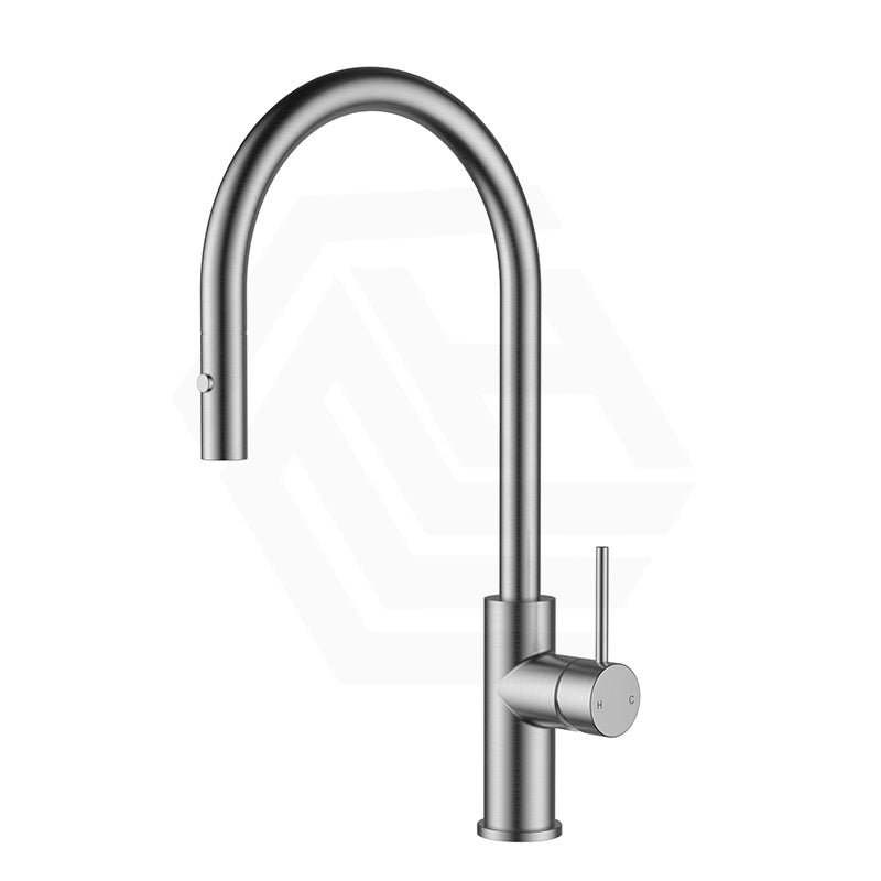 Feron Stainless Steel Gooseneck Pull-Out Sink Mixer Variant Colour Available