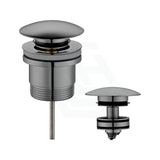 Feron 32/40mm Brass Basin Universal Pop-up Waste Gunmetal