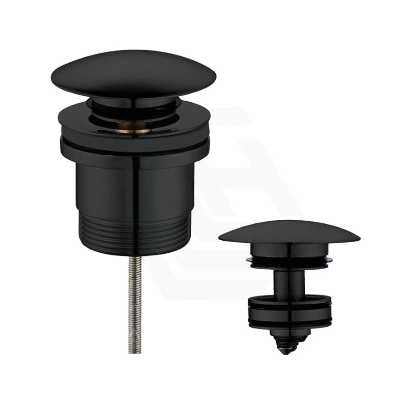 Feron 32/40mm Brass Basin Universal Pop-up Waste Matt Black