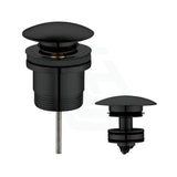 Feron 32/40mm Brass Basin Universal Pop-up Waste Matt Black