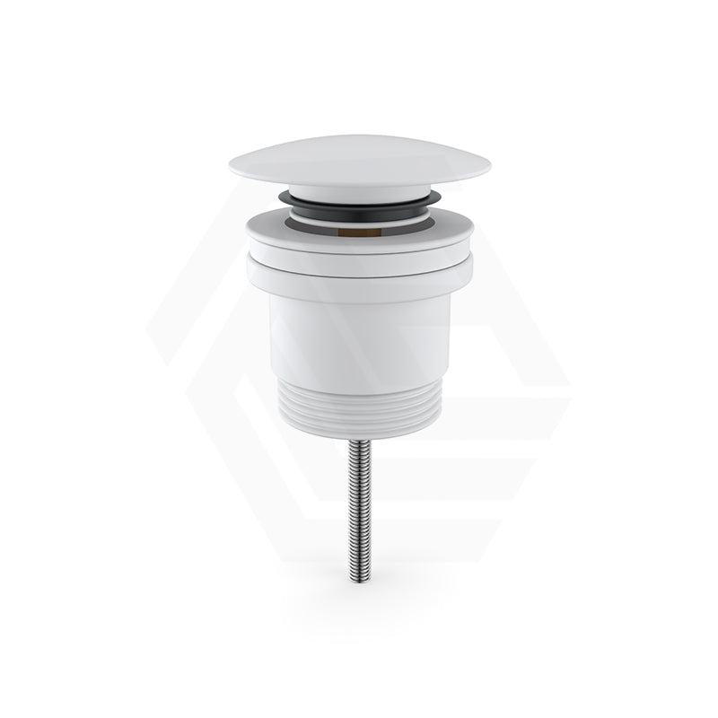 Feron 32/40mm Brass Basin Universal Pop-up Waste Matt White