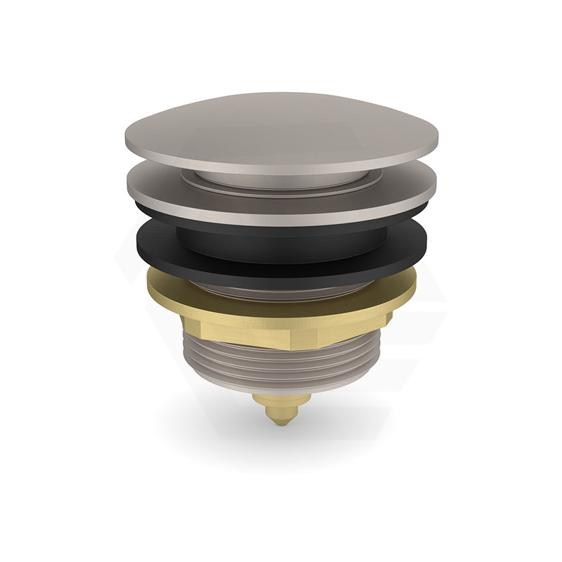 Feron 40mm Bath Pop-Up Plug With Removabel Waste Non-Overflow Brushed Nickel