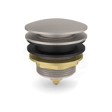 Feron 40mm Bath Pop-Up Plug With Removabel Waste Non-Overflow Brushed Nickel