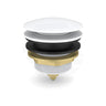 Feron 40mm Bath Pop-Up Plug With Removabel Waste Non-Overflow Matt White