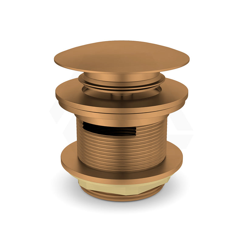 Feron 40mm Bath Pop-Up Plug With Removable Waste Overflow Brushed Copper
