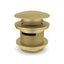 Feron 40mm Bath Pop-Up Plug With Removable Waste Overflow Brushed Gold