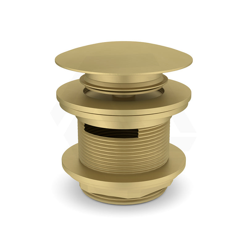 Feron 40mm Bath Pop-Up Plug With Removable Waste Overflow Brushed Gold