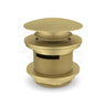 Feron 40mm Bath Pop-Up Plug With Removable Waste Overflow Brushed Gold