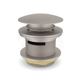 Feron 40mm Bath Pop-Up Plug With Removable Waste Overflow Brushed Nickel