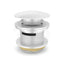 Feron 40mm Bath Pop-Up Plug With Removable Waste Overflow Gloss White