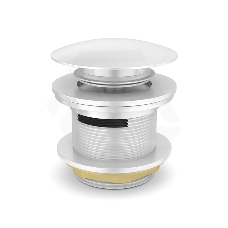 Feron 40mm Bath Pop-Up Plug With Removable Waste Overflow Gloss White