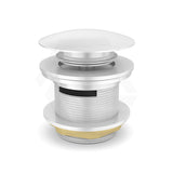 Feron 40mm Bath Pop-Up Plug With Removable Waste Overflow Gloss White