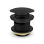 Feron 40mm Bath Pop-Up Plug With Removable Waste Overflow Matt Black