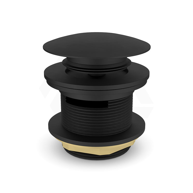 Feron 40mm Bath Pop-Up Plug With Removable Waste Overflow Matt Black