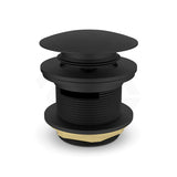 Feron 40mm Bath Pop-Up Plug With Removable Waste Overflow Matt Black