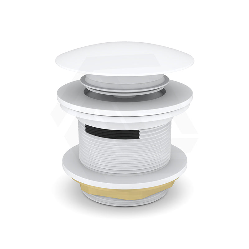 Feron 40mm Bath Pop-Up Plug With Removable Waste Overflow Matt White