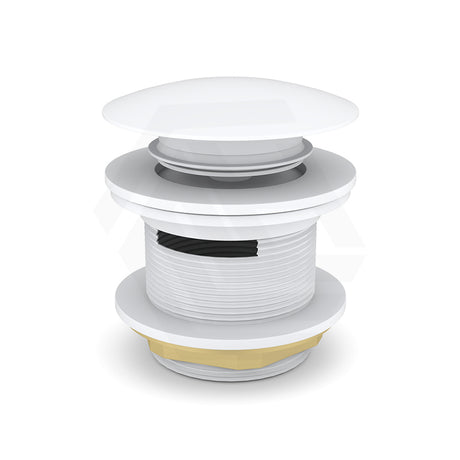 Feron 40mm Bath Pop-Up Plug With Removable Waste Overflow Matt White