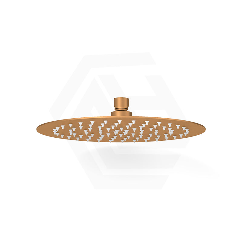 Feron Round Rainfall Shower Head Stainless Steel 250mm 10 inch - Variant Colour