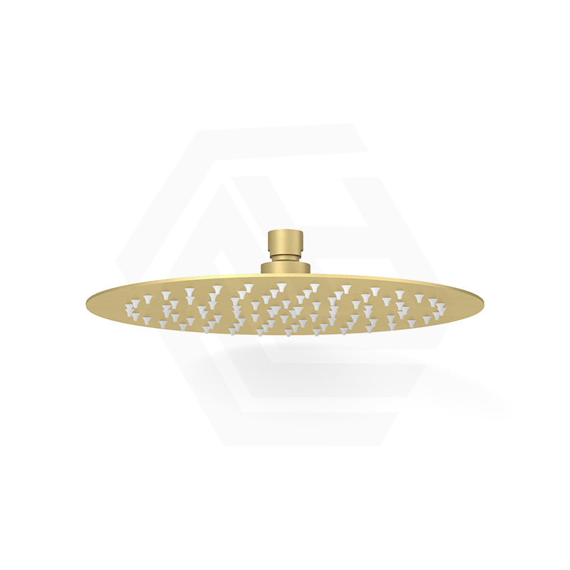 Feron Round Rainfall Shower Head Stainless Steel 250mm 10 inch - Variant Colour