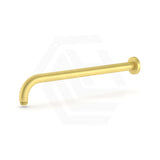 Feron Round Horizontal Shower Arm Wall Mounted 400mm - Variant Colour