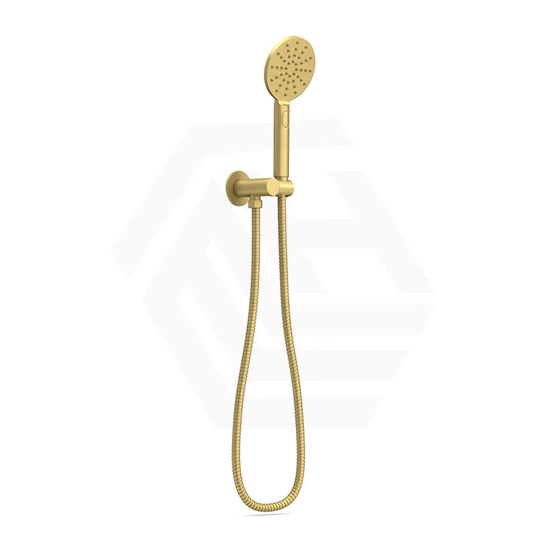 Feron Round Hand Shower On Wall Outlet Bracket - Variant Colour