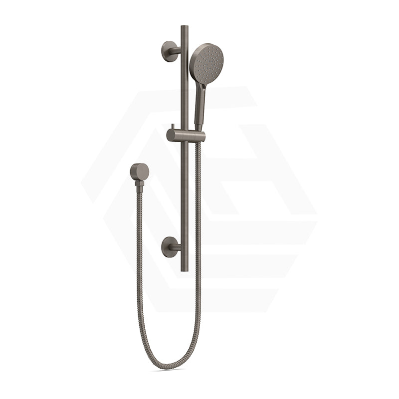 Feron Round Stainless Steel Handheld Shower on Sliding Rail with Water Inlet - Variant Colour