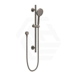 Feron Round Stainless Steel Handheld Shower on Sliding Rail with Water Inlet - Variant Colour